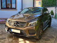 Mercedes GLE kupe C292 2015–2019 Tuning maska hladilnika (Diamond Black) fotografija 2