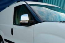Fiat Doblo II 2010–2022 Kromirani pokrovi vzvratnih ogledal (2 kosa, nerjaveče jeklo) OmsaLine - italijansko nerjavno jeklo fotografija 6