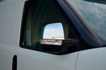 Fiat Doblo II 2010–2022 Kromirani pokrovi vzvratnih ogledal (2 kosa, nerjaveče jeklo) OmsaLine - italijansko nerjavno jeklo fotografija 1