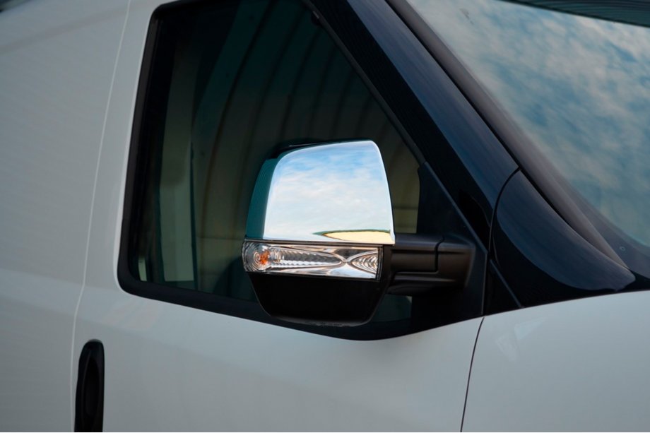 Opel Combo 2012–2018 Kromirani pokrovi vzvratnih ogledal (2 kosa, nerjaveče jeklo) OmsaLine - italijansko nerjavno jeklo Image