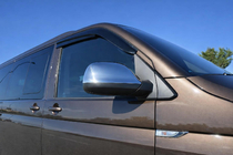 Volkswagen T6 2015–2024 Pokrovi ogledal (2 kosa, nerjaveče jeklo) OmsaLine - italijansko nerjavno jeklo fotografija 1