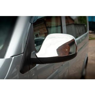 Pokrovi ogledal (2 kosa, nerjaveče jeklo) Volkswagen T6 2015–2024 fotografija 3