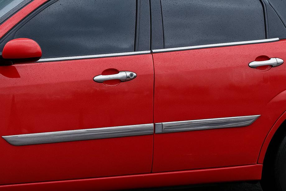 Ford Focus I 1998–2005 Kromirane obloge kljuk vrat (4 kosi, nerjavno jeklo) Carmos - turško nerjaveče jeklo Image
