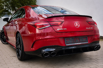 Mercedes CLA C118 2019– Zadnji difuzor z izpušnimi zaključki (CLA45 dizajn) fotografija 3