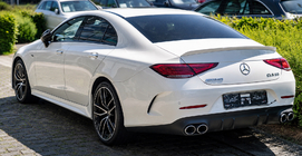 Mercedes CLS C257 2018– Zadnji difuzor z izpušnimi zaključki (dizajn GT53) fotografija 1