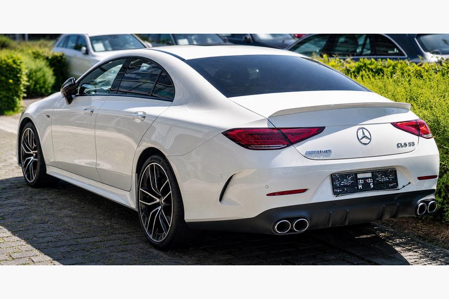 Mercedes CLS C257 2018– Zadnji difuzor z izpušnimi zaključki (dizajn GT53) Image