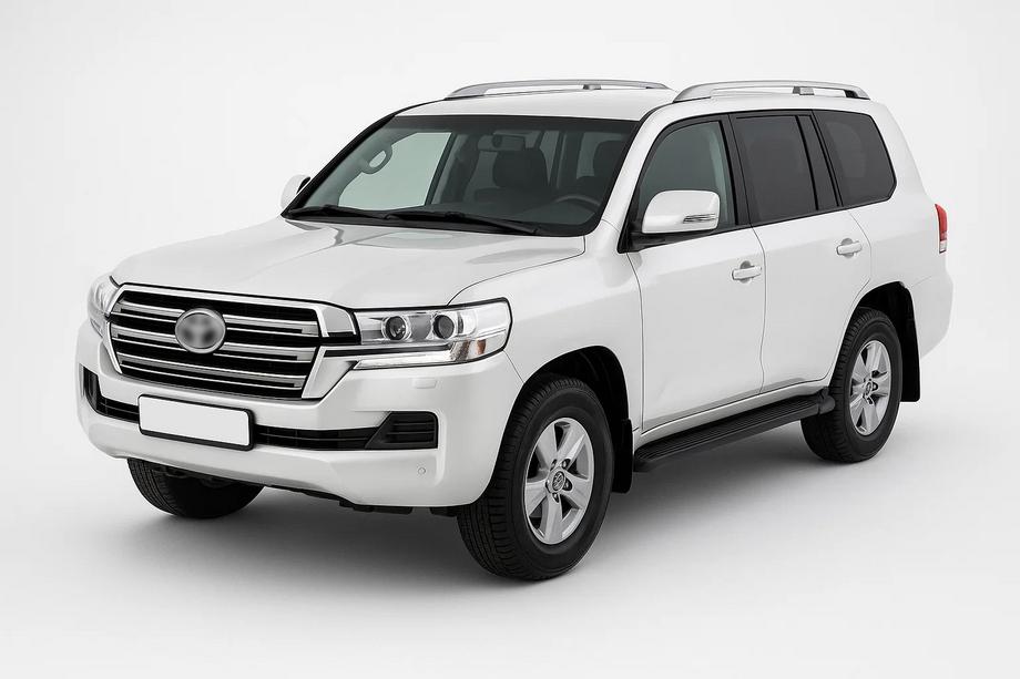 Toyota Land Cruiser 200 2007–2021 Strešne vzdolžne letve, originalni dizajn Grey (2 kosa) Image