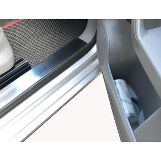 Notranje obloge pragov (brez napisa, nerjaveče jeklo) Volkswagen Caddy 2004–2010 fotografija 3