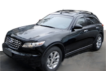 Infiniti FX 2008–2012 Deflektorji oken (4 kosi, HIC) fotografija 1
