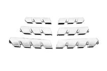 Renault Clio V 2019– Kromirane letvice za masko (6 kos) OmsaLine - italijansko nerjavno jeklo fotografija 2