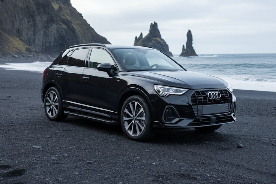 Audi Q3 2019–2025 Bočne stopnice Allmond Black (2 kosa, aluminij) Image