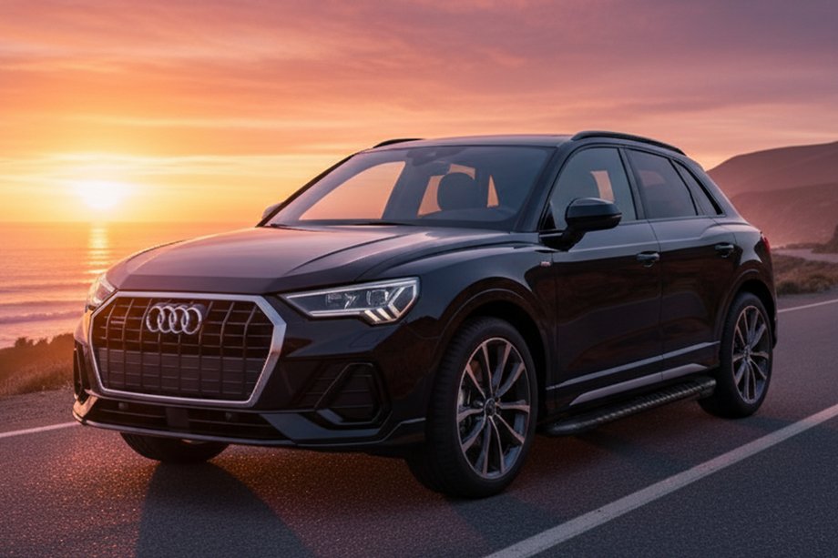 Audi Q3 2019–2025 Stranske stopnice Bosphore Black (2 kos, aluminij) Image