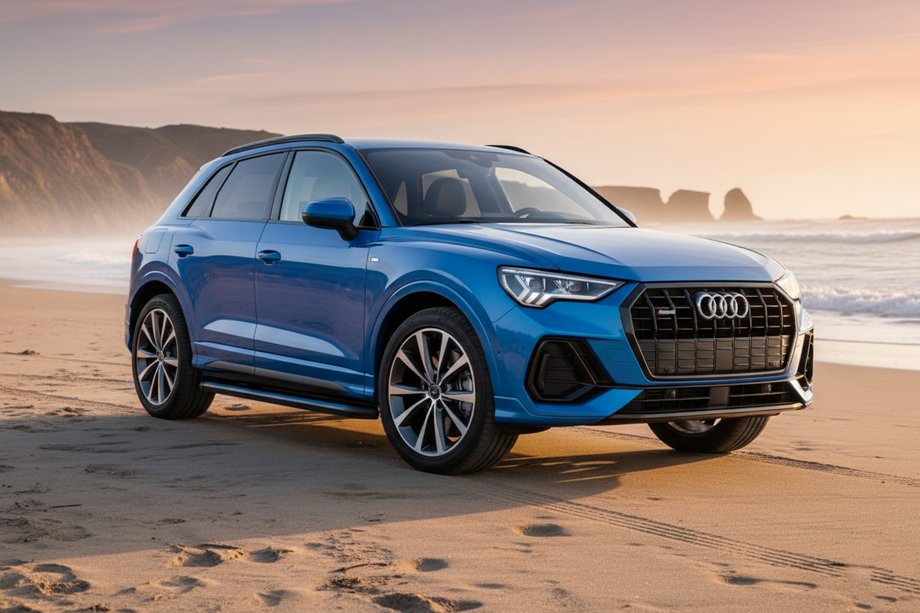 Audi Q3 2019–2025 Bočne stopnice Maya Blue (2 kos, aluminij) Image