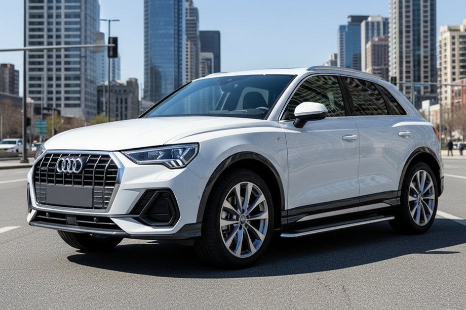 Audi Q3 2019–2025 Stranske stopnice Maydos V2 (2 kosa, aluminij) Image