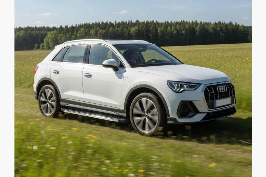 Audi Q3 2019–2025 Stranske stopnice BlackLine (2 kos, aluminij) Image