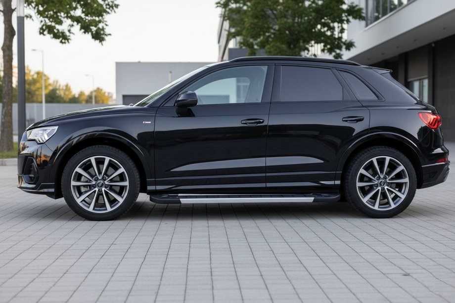 Audi Q3 2019–2025 Stranske stopnice RedLine (2 kos, aluminij) Image
