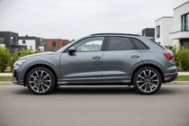 Audi Q3 2019–2025 Stranski pragovi Tayga Grey (2 kosa, aluminij) fotografija 1