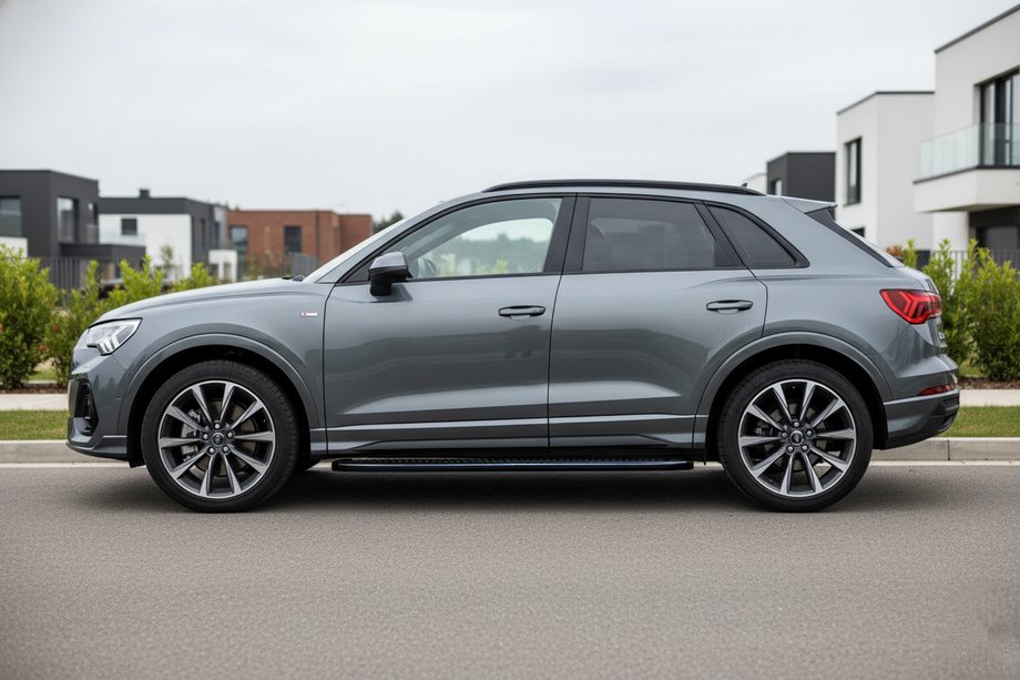 Audi Q3 2019–2025 Stranski pragovi Tayga Black (2 kos, aluminij) Image