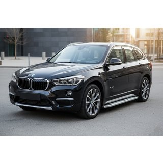 Mevsim Grey bočne stopnice (2 kos, aluminij) BMW X1 F48 2015–2022 fotografija 1
