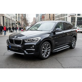 Bočne stopnice Duru (2 kosa, aluminij) BMW X1 F48 2015–2022 fotografija 1