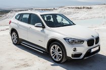 BMW X1 F48 2015–2022 Stranske stopnice Maya V1 (2 kosa, aluminij) fotografija 1