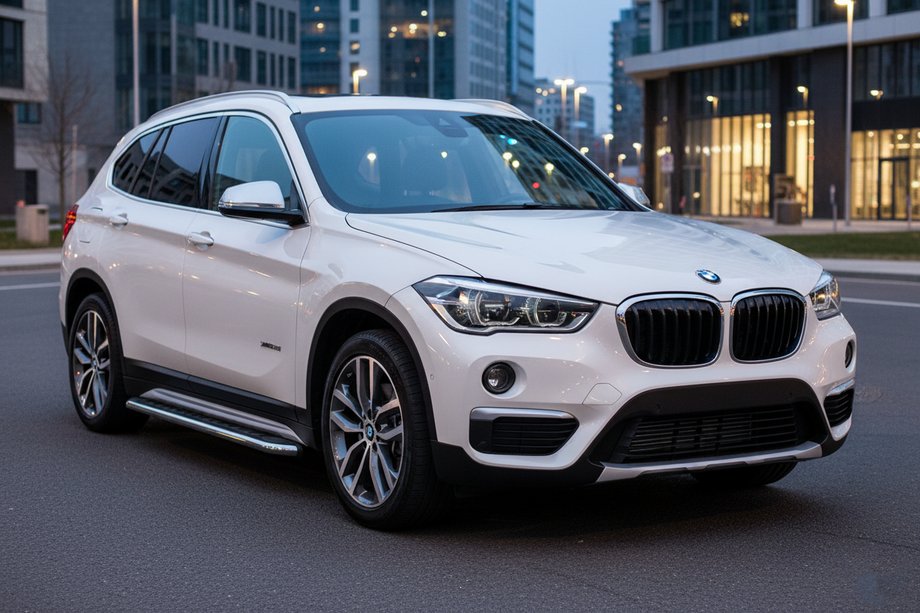 BMW X1 F48 2015–2022 Stranske stopnice Maydos V1 (2 kosa, aluminij) Image