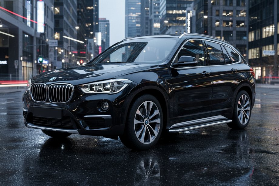 BMW X1 F48 2015–2022 Stranske stopnice Maydos V2 (2 kosa, aluminij) Fotografija 1