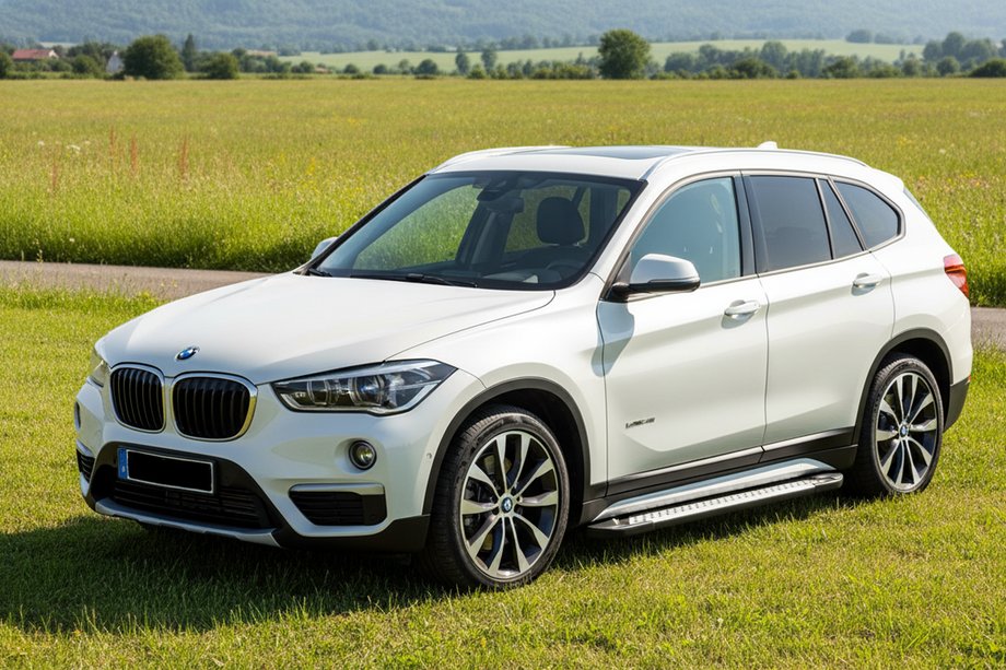 BMW X1 F48 2015–2022 Stranske stopnice Allmond Grey (2 kosa, aluminij) Image