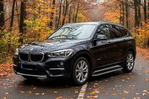 BMW X1 F48 2015–2022 Stranski pragovi Tayga Grey (2 kosa, aluminij) fotografija 1