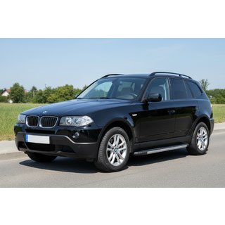 Bočni pragovi Bosphore Grey (2 kos, aluminij) BMW X3 E83 2003–2010 fotografija 1