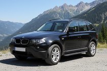 BMW X3 E83 2003–2010 Stranske stopnice Bosphore Black (2 kos, aluminij) fotografija 2