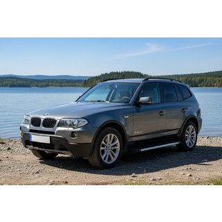 Stranske stopnice Maya V1 (2 kosa, aluminij) BMW X3 E83 2003–2010 fotografija 1