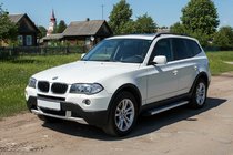 BMW X3 E83 2003–2010 Bočne stopnice Maya V2 (2 kos, aluminij) fotografija 1