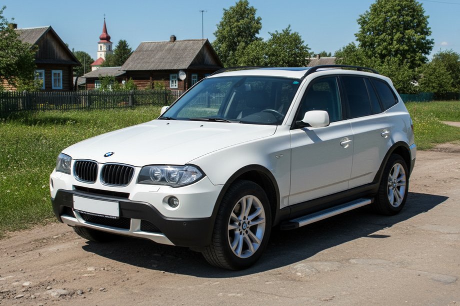 BMW X3 E83 2003–2010 Bočne stopnice Maya V2 (2 kos, aluminij) Image