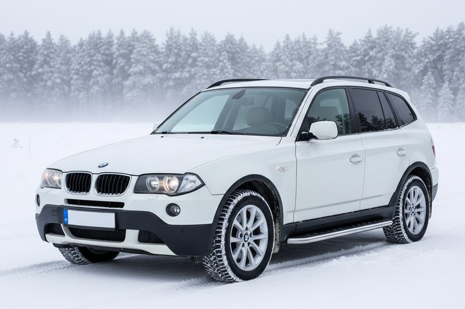 BMW X3 E83 2003–2010 Stranske stopnice Maydos V1 (2 kosa, aluminij) Image