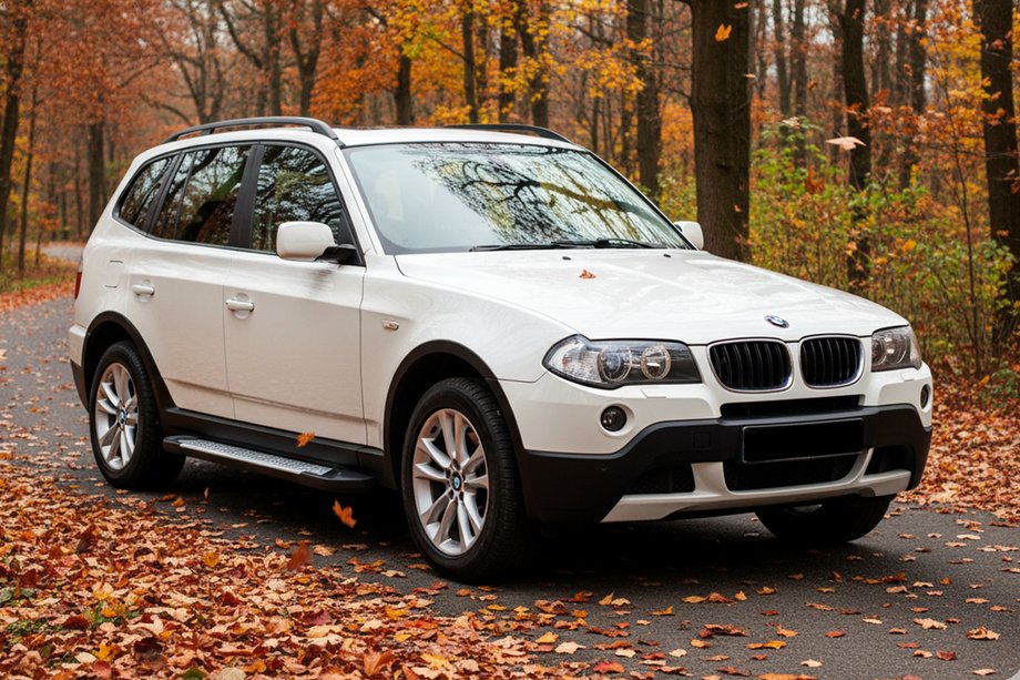 BMW X3 E83 2003–2010 Stranske stopnice Allmond Grey (2 kosa, aluminij) Image
