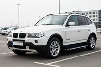 BMW X3 E83 2003–2010 Stranske stopnice Sunrise (2 kos, aluminij) fotografija 1