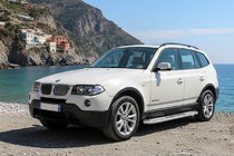 BMW X3 E83 2003–2010 Stranske stopnice Tayga V2 (2 kos, aluminij) fotografija 1