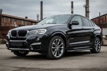 BMW X4 F26 2014–2018 Stranske stopnice Bosphore Black (2 kos, aluminij) fotografija 1