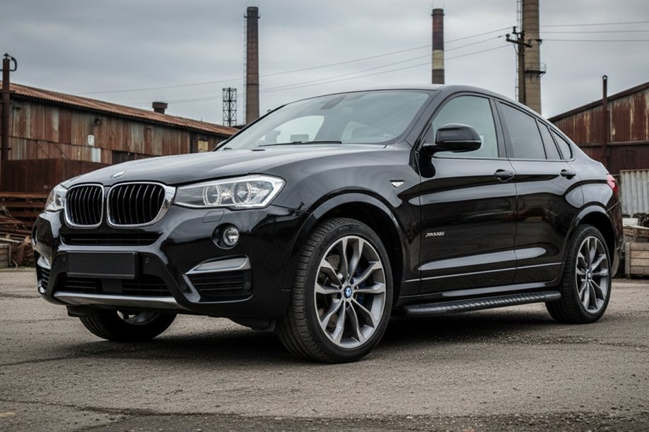 BMW X4 F26 2014–2018 Stranske stopnice Bosphore Black (2 kos, aluminij) Image