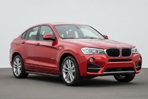 BMW X4 F26 2014–2018 Bočne stopnice Maya Red (2 kos, aluminij) fotografija 1