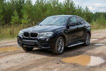 BMW X4 F26 2014–2018 Mevsim Grey bočne stopnice (2 kos, aluminij) fotografija 1