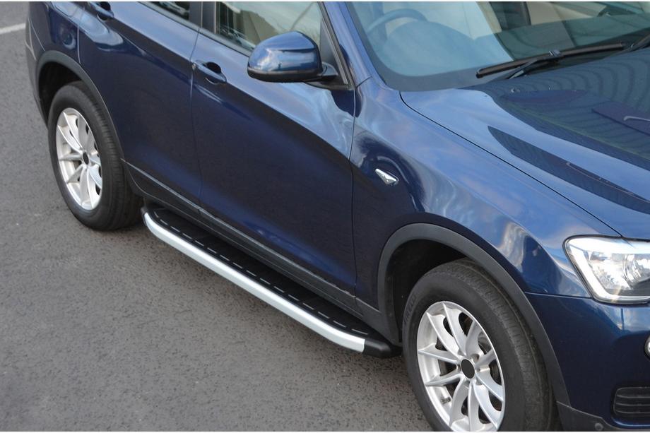 BMW X4 F26 2014–2018 Bočne stopnice Fullmond (2 kos, aluminij) Image