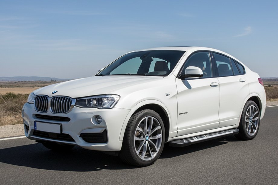 BMW X4 F26 2014–2018 Stranske stopnice Sunrise (2 kos, aluminij) Image