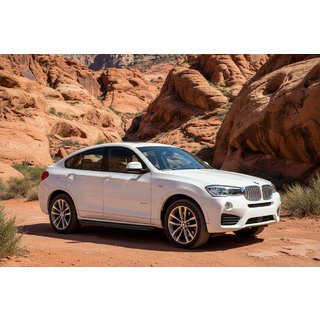 Stranski pragovi Tayga Black (2 kos, aluminij) BMW X4 F26 2014–2018 fotografija 1