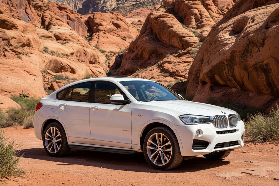BMW X4 F26 2014–2018 Stranski pragovi Tayga Black (2 kos, aluminij) Image