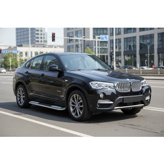 Stranske stopnice Tayga V2 (2 kos, aluminij) BMW X4 F26 2014–2018 fotografija 1