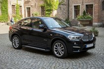 BMW X4 F26 2014–2018 Stranske stopnice Vision New Black (2 kos, aluminij) fotografija 1