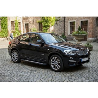 Stranske stopnice Vision New Black (2 kos, aluminij) BMW X4 F26 2014–2018 fotografija 1