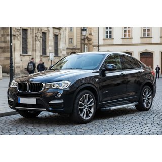 Stranske stopnice Vision New Grey (2 kos, aluminij) BMW X4 F26 2014–2018 fotografija 1